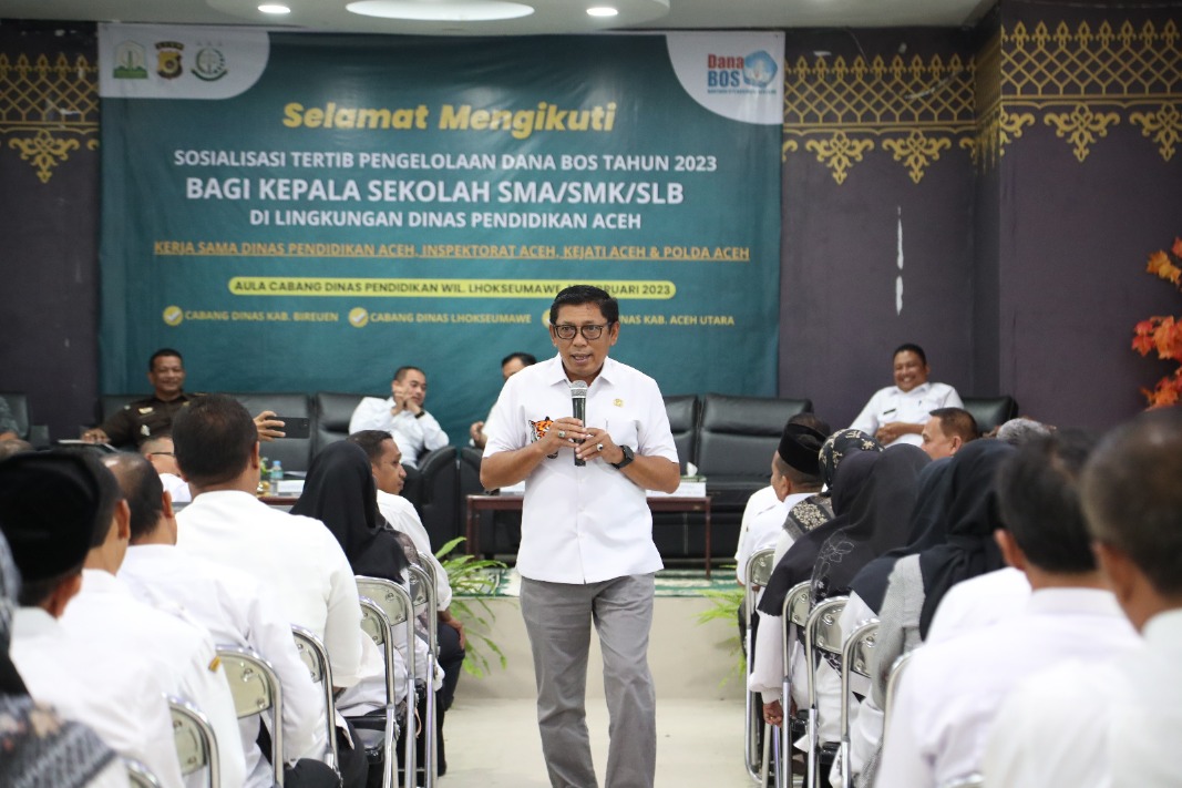 Pemprov Kadisdik Aceh Ingatkan Kepsek Gunakan Dana Bos Sesuai Aturan 2826