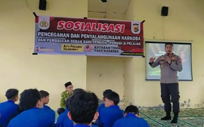 Kapolsek Kuta Makmur Sosialisasikan Bahaya Narkoba dan Kenakalan Remaja