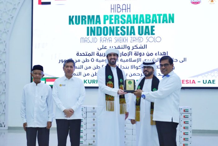 UIN Ar-Raniry Terima Bantuan 5 Ton Kurma dari UEA