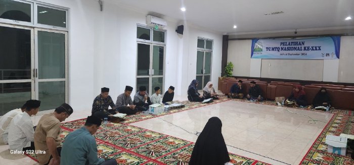 Kafilah MTQ Aceh Jalani Pemusatan Latihan di LPTQ Aceh