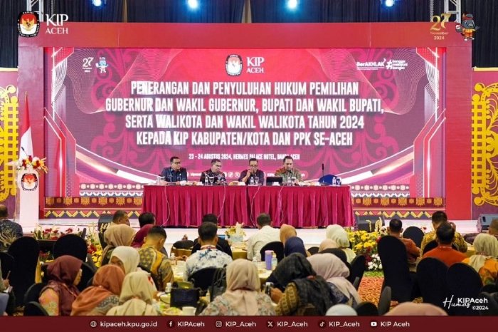 KIP Aceh dan Kejati Aceh Gelar Penyuluhan Hukum untuk Persiapan Pilkada 2024